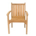 Tuinstoel Marco Teakhout Naturel hout 61x60 cm-Tuinstoelen-Livingfurn