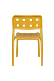 Tuinstoel Serra Ochre Polypropyleen Geel 53x42 cm-Eetkamerstoelen-Creating Home