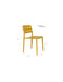 Tuinstoel Serra Ochre Polypropyleen Geel 53x42 cm-Tuinstoelen-Creating Home