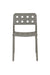 Tuinstoel Serra Polypropyleen Grijs 53x45.5 cm-Eetkamerstoelen-Creating Home