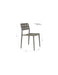 Tuinstoel Serra Polypropyleen Grijs 53x45.5 cm-Eetkamerstoelen-Creating Home