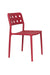 Tuinstoel Serra Polypropyleen Rood 53x45.5 cm-Tuinstoelen-Creating Home