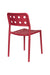Tuinstoel Serra Polypropyleen Rood 53x45.5 cm-Tuinstoelen-Creating Home