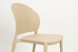 Tuinstoel Sjoerd Polypropyleen Beige 52x45 cm-Tuinstoelen-Creating Home