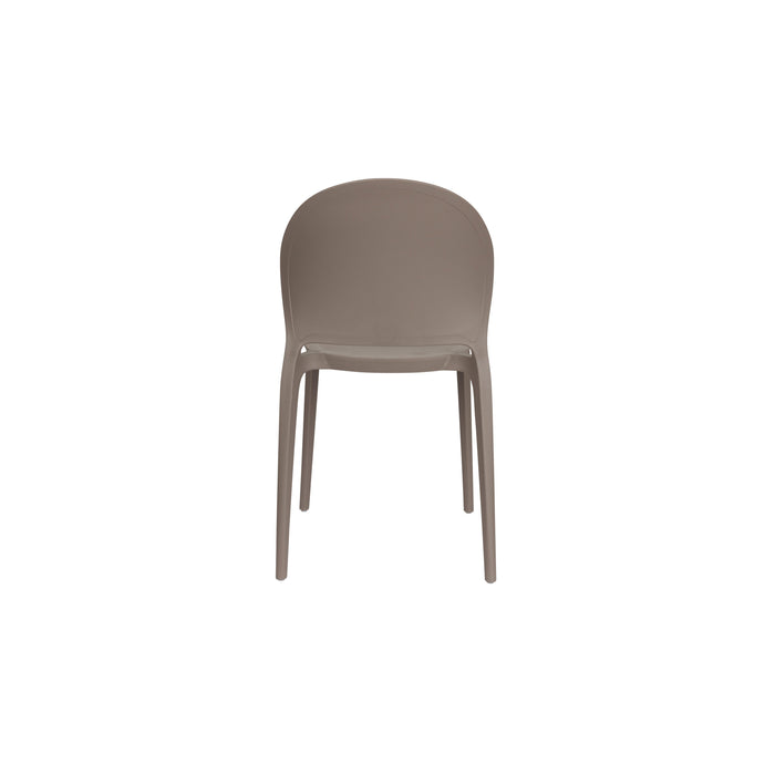 Tuinstoel Sjoerd Polypropyleen Grijs 52x45 cm-Eetkamerstoelen-Creating Home