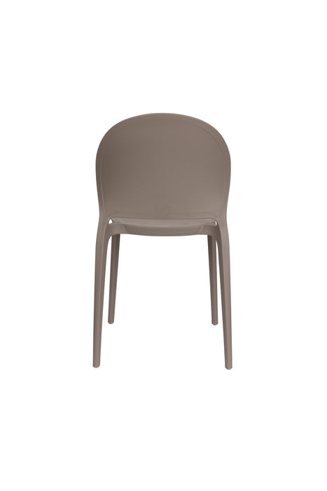 Tuinstoel Sjoerd Polypropyleen Grijs 52x45 cm-Eetkamerstoelen-Creating Home
