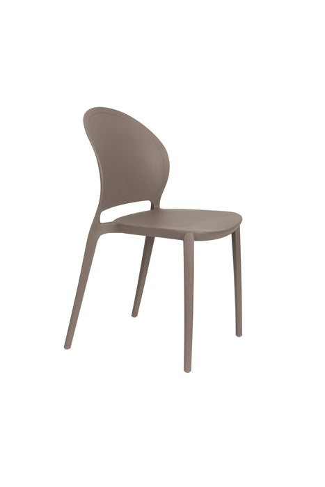 Tuinstoel Sjoerd Polypropyleen Grijs 52x45 cm-Tuinstoelen-Creating Home
