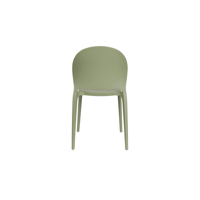 Tuinstoel Sjoerd Polypropyleen Groen 52x45 cm-Eetkamerstoelen-Creating Home