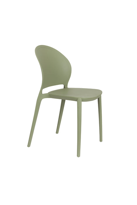 Tuinstoel Sjoerd Polypropyleen Groen 52x45 cm-Tuinstoelen-Creating Home