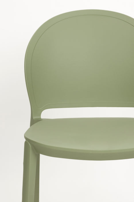 Tuinstoel Sjoerd Polypropyleen Groen 52x45 cm-Tuinstoelen-Creating Home