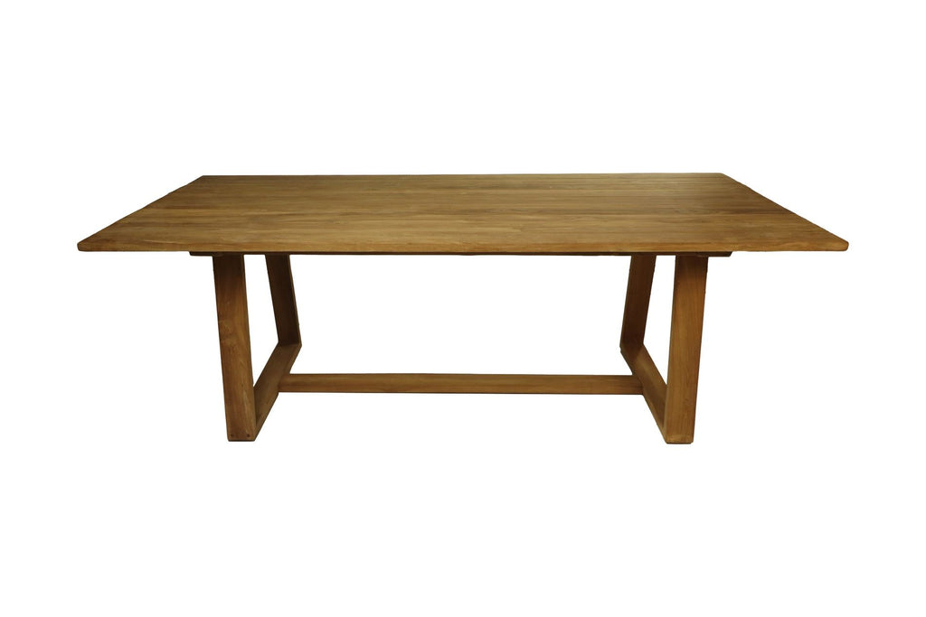 Tuintafel medium - 220x100x77 - Naturel - Teak-Eettafels-HSM Collection