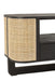 Tv Furniture Molly Exotic Wood/Rattan Black-TV-meubels-J-Line