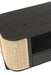 Tv Furniture Molly Exotic Wood/Rattan Black-TV-meubels-J-Line