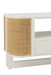 Tv Furniture Molly Exotic Wood/Rattan White-TV-meubels-J-Line