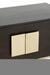 Tv Kast 2 deuren mangohout/ijzer bruin/goud-TV-meubels-J-Line