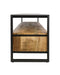 Tv Meubel Havana 3 La-150x45x60-Naturel/Zwart-Mango/Metaal-TV-meubels-HSM Collection