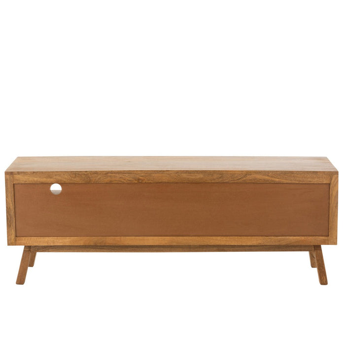 Tv Meubel lora 2deuren+1lade mango hout bruin-TV-meubels-J-Line