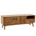 Tv Meubel lora 2deuren+1lade mango hout bruin-TV-meubels-J-Line