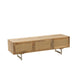 Tv Stand Weaving Hout Natuurlijk-TV-meubels-J-Line