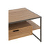 Tv Tafel 1 Lade Hout | Metaal Natuurlijk-TV-meubels-J-Line