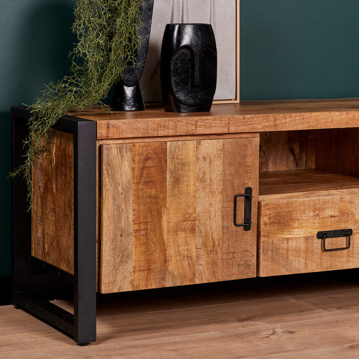 Tv meubel Boaz 150 cm | Twee deuren en een lade-TV-meubels-Starfurn
