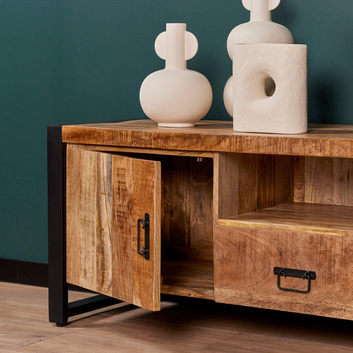 Tv meubel Boaz 200 cm | Twee deuren en twee lades-TV-meubels-Starfurn