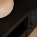 Tv meubel Boaz Black 200 cm | Twee deuren en twee lades-TV-meubels-Starfurn