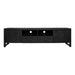 Tv meubel Boaz Black 200 cm | Twee deuren en twee lades-TV-meubels-Starfurn