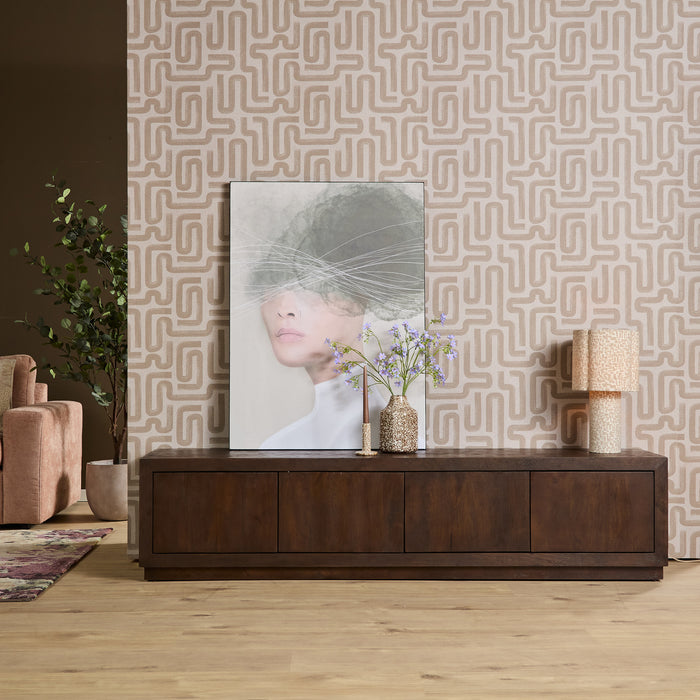 Tv meubel Brussel Bruin - 200 cm-TV-meubels-Starfurn