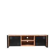 Tv-meubel Brussels Rough Mangohout - 160x45x50 cm-TV-meubels-LABEL51