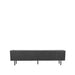 Tv-meubel Cotia Zwart Mangohout - 220x40x60 cm-TV-meubels-LABEL51