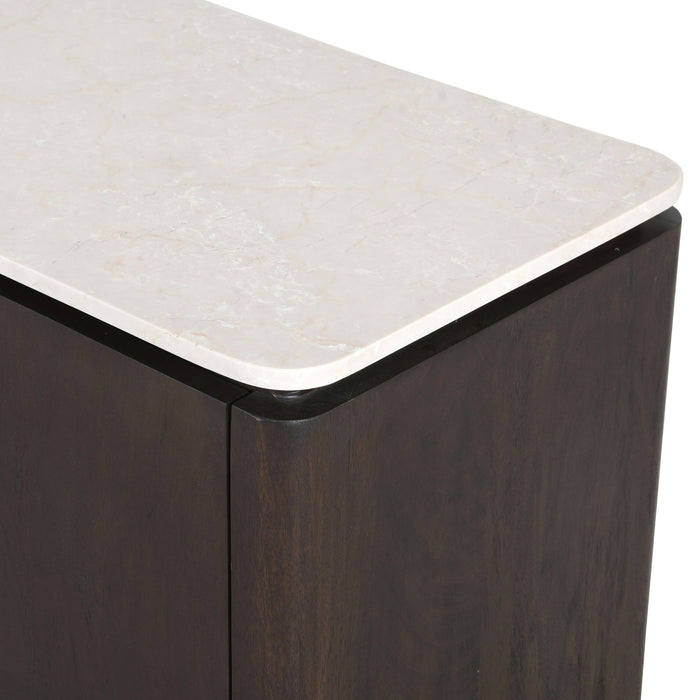 Tv meubel Dallas Bruin Mangohout 210 cm-TV-meubels-Creating Home