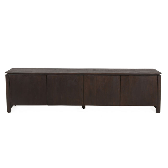 Tv meubel Dallas Bruin Mangohout 210 cm-TV-meubels-Creating Home