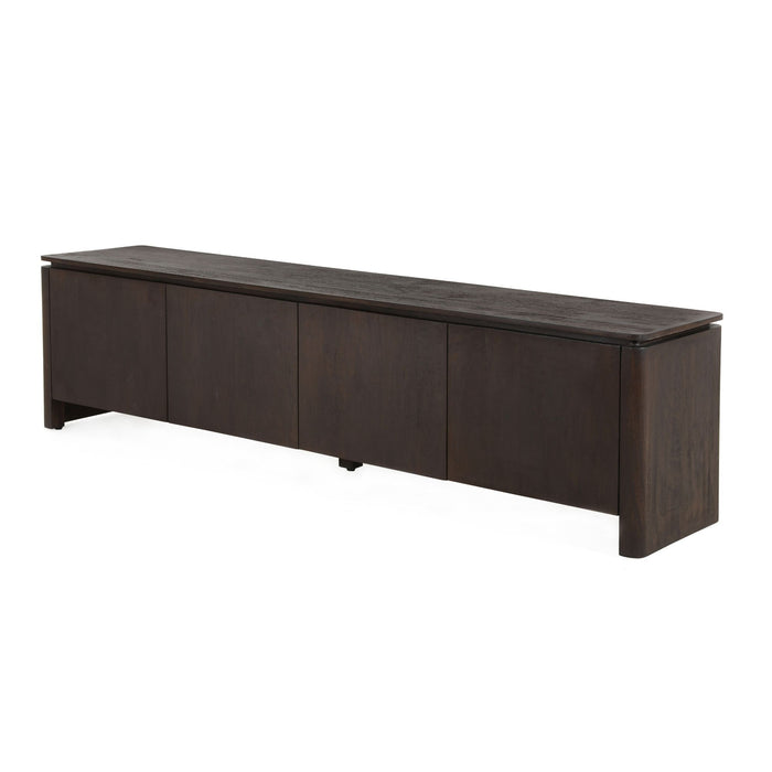 Tv meubel Dallas Bruin Mangohout 210 cm-TV-meubels-Creating Home