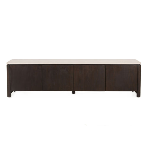 Tv meubel Dallas Bruin Mangohout 210 cm-TV-meubels-Creating Home