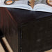Tv meubel Denver Black 100 cm | Mangohout en staal-TV-meubels-Starfurn