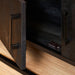 Tv meubel Denver Black 240 cm | Mangohout en staal-TV-meubels-Starfurn