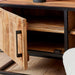 Tv meubel Denver | Mangohout en staal | 100 cm-TV-meubels-Starfurn