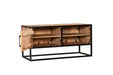 Tv meubel Denver | Mangohout en staal | 100 cm-TV-meubels-Starfurn