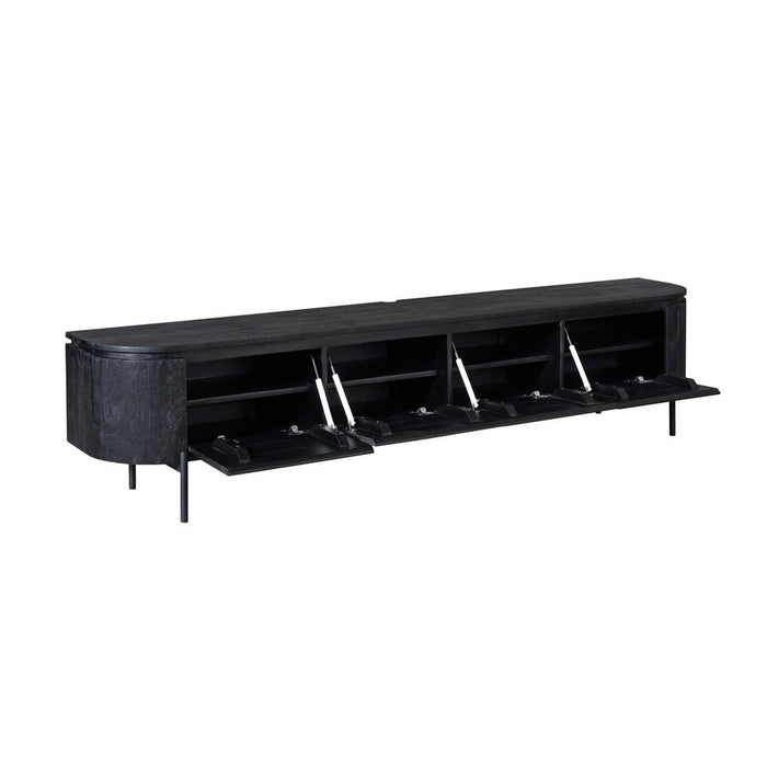 Tv meubel Excellent Zwart - 200 cm-TV-meubels-Starfurn
