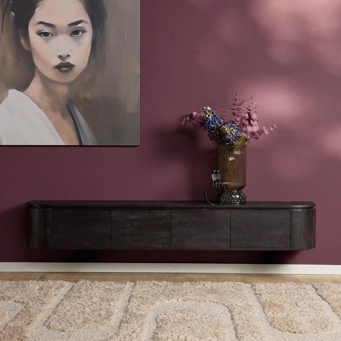 Tv meubel Excellent Zwart - 200 cm-TV-meubels-Starfurn