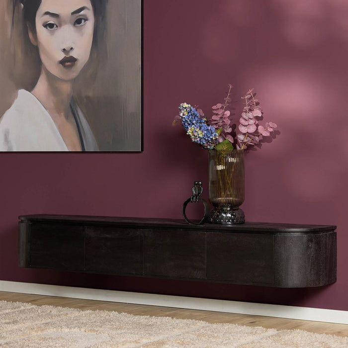 Tv meubel Excellent Zwart - 200 cm-TV-meubels-Starfurn