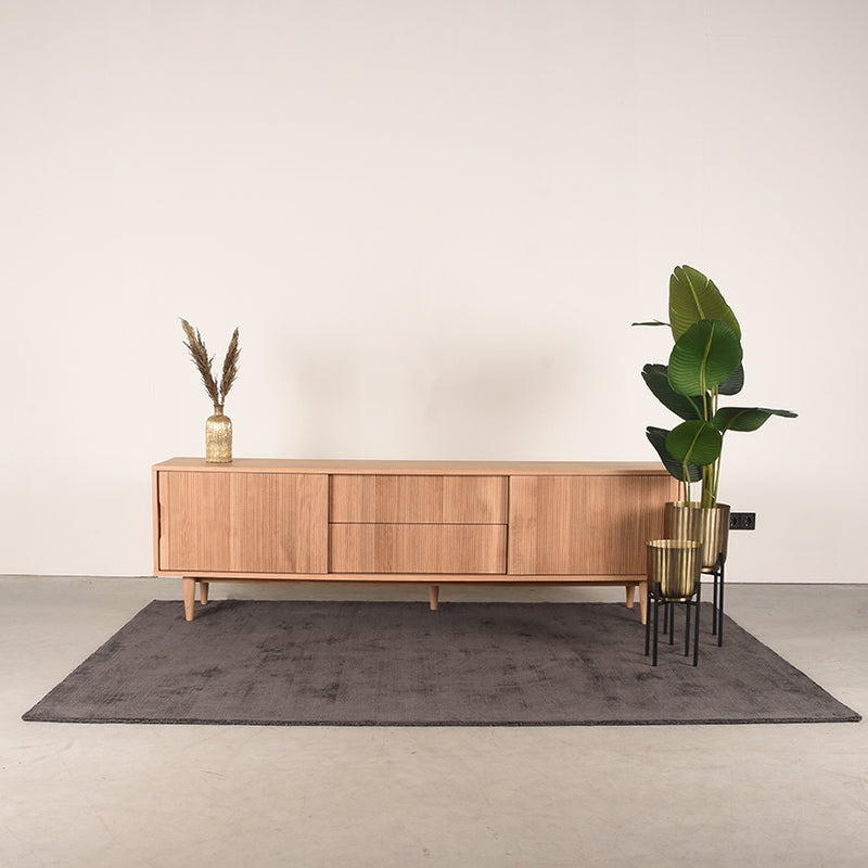 Tv-meubel Jule Naturel Eiken 200 cm 200x40x60 cm-TV-meubels-LABEL51