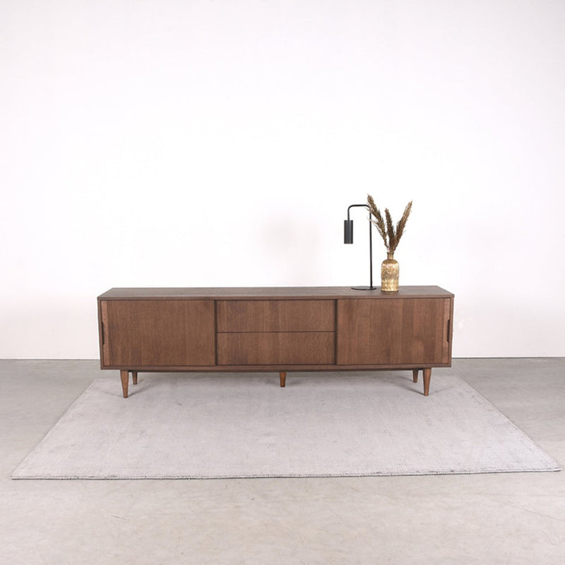 Tv-meubel Jule Walnoot Eiken 200 cm 200x40x60 cm-TV-meubels-LABEL51