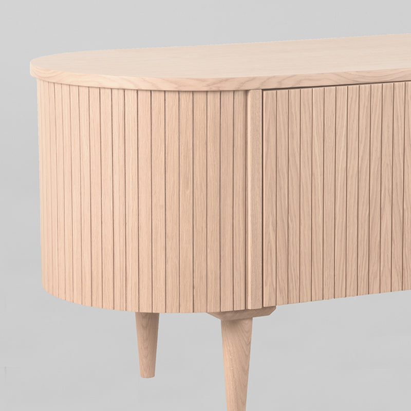 Tv-meubel Oliva Naturel Eiken 180 cm 180x47x55 cm-TV-meubels-LABEL51