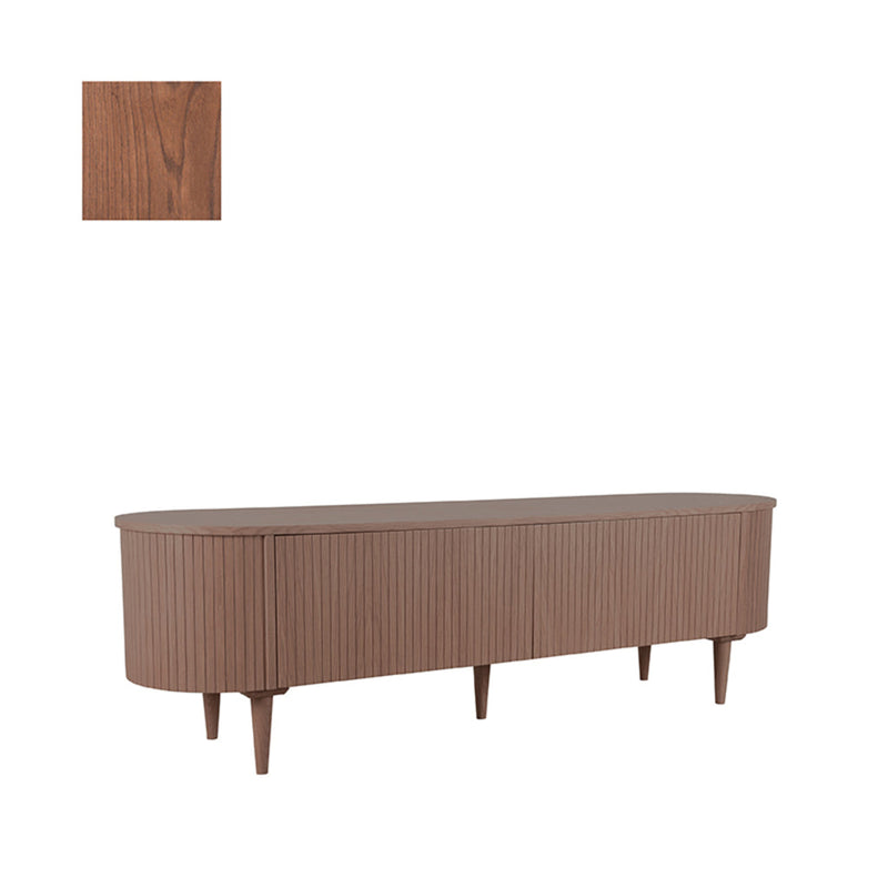 Tv-meubel Oliva Walnoot Eiken 180 cm 180x47x55 cm-TV-meubels-LABEL51