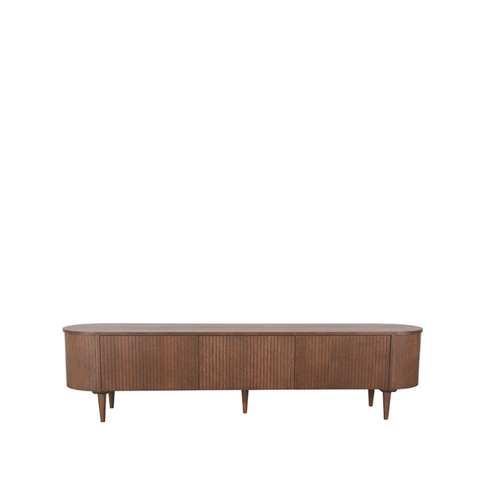 Tv-meubel Oliva Walnoot Eiken 220 cm 220x47x55 cm-TV-meubels-LABEL51