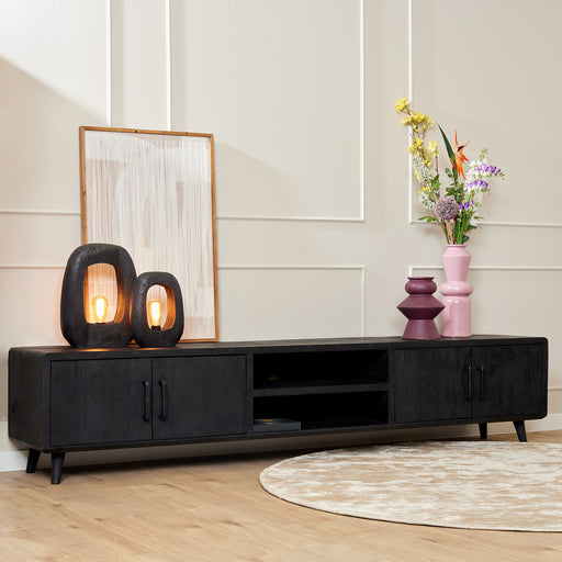 Tv meubel Omaha Black | 240 cm-TV-meubels-Starfurn