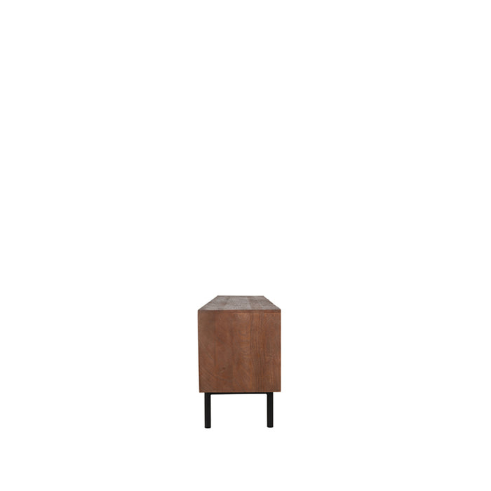 Tv-meubel Rio Espresso Mangohout 220 cm 220x40x60 cm-TV-meubels-LABEL51