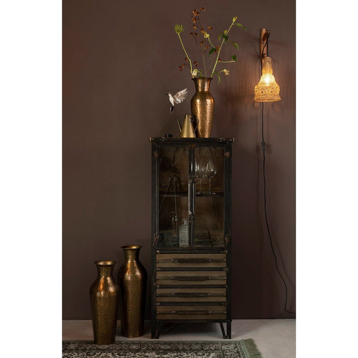 Vaas Dunja Antique Goud L-Vazen-Creating Home